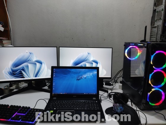 Acer gaming laptop with Nvidia 4gb graphics card